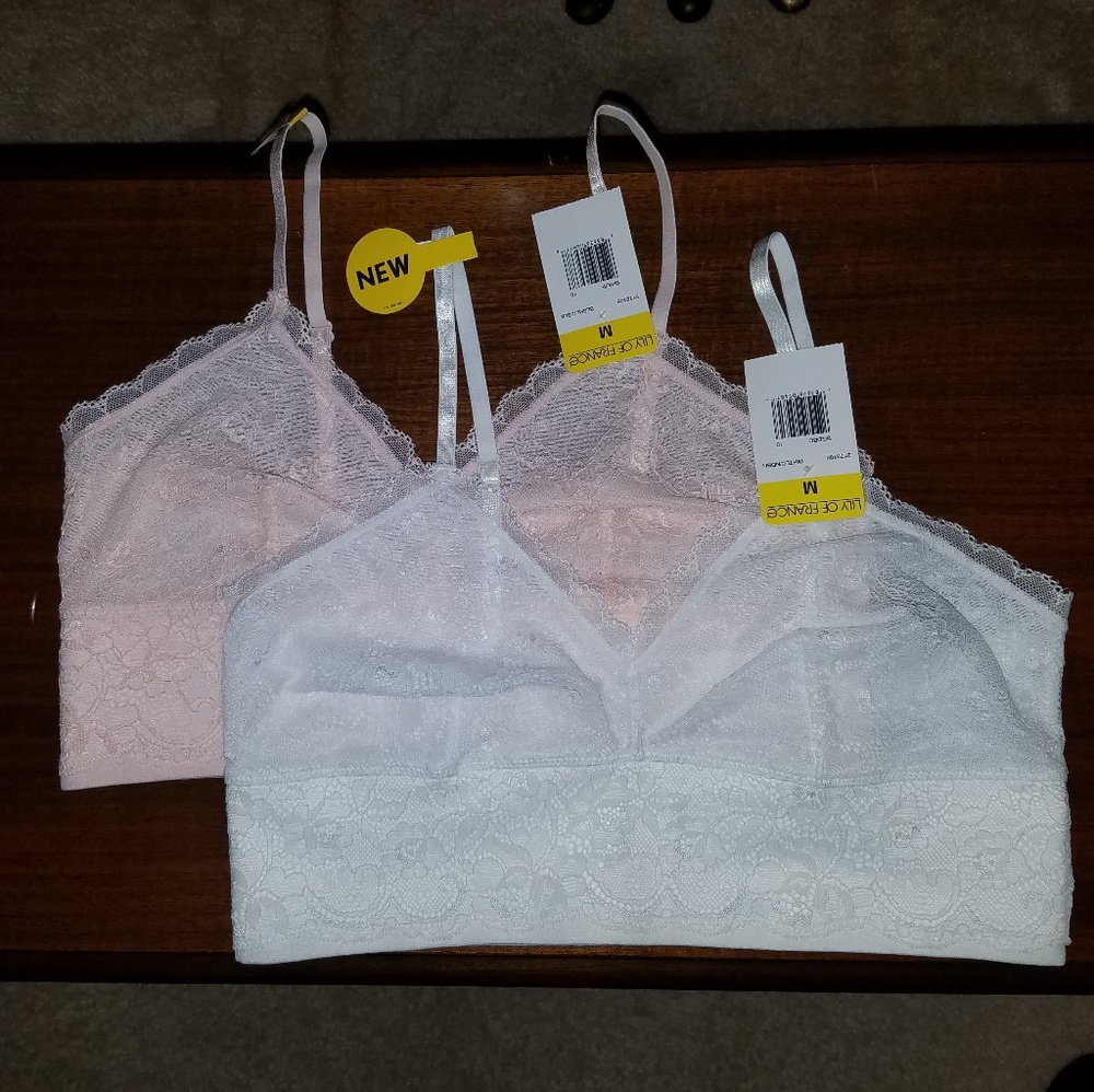 Lily of France bralette set of 2 size Medium